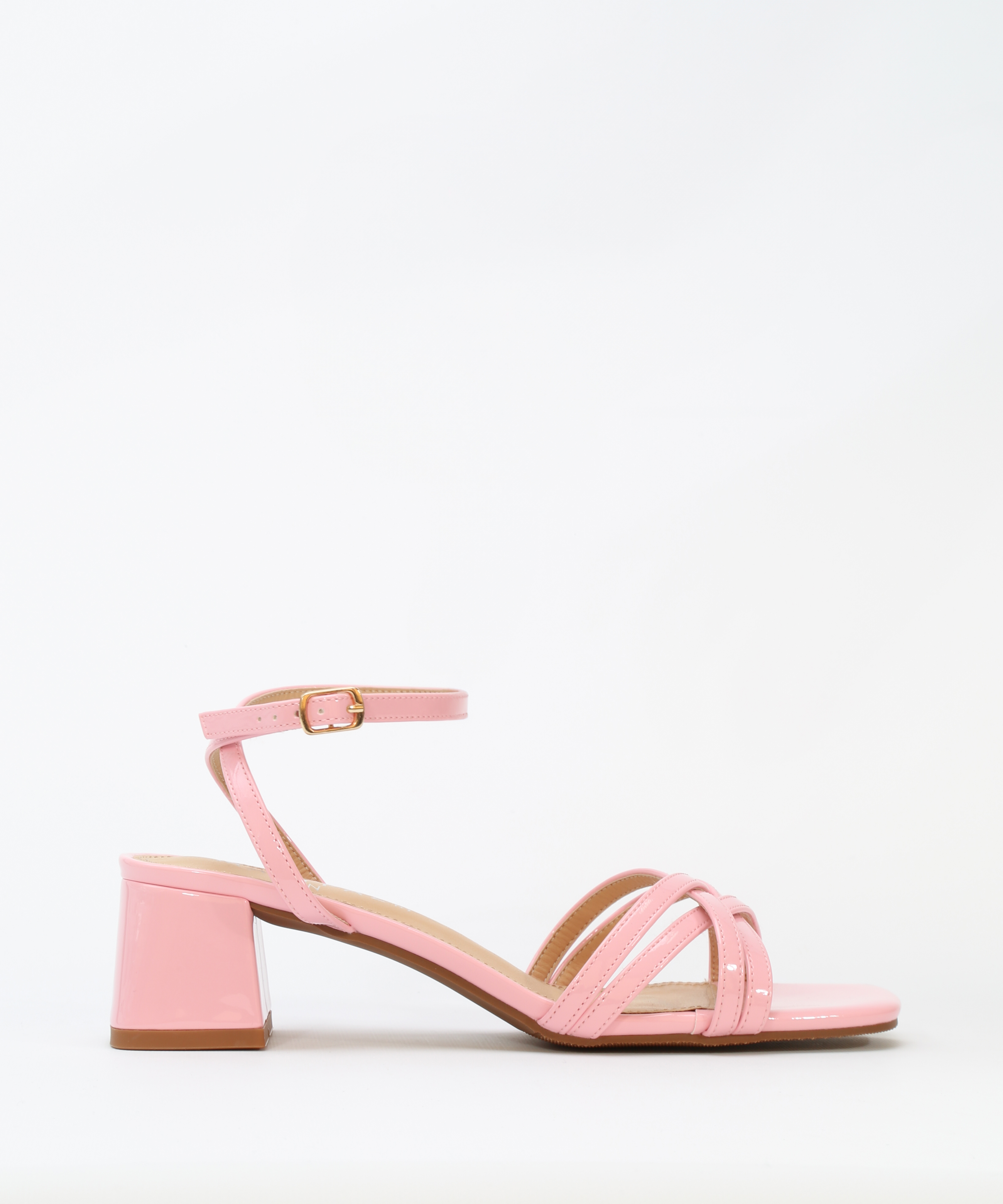 Sandalias tacón multitiras
